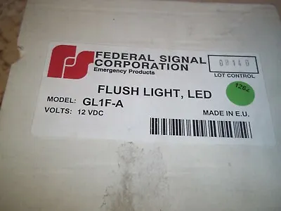 Federal  Signal  Amber  Led  Light Assy  P/n  Gl1f-a • $52.99