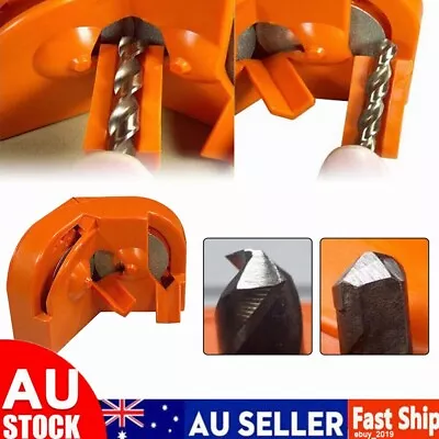 Plastic Drill Bit Sharpener High Hardness Drill Bit Grinding Sharpener Tool AU • $18.99