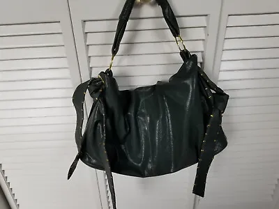 Vieta Olive Green Hobo Handbag Purse W/Studded Single Strap Accents • $19.99
