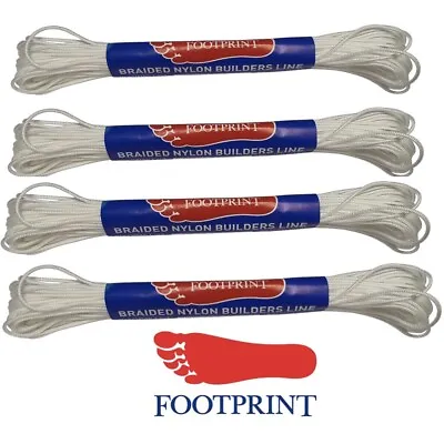 72 Metre FOOTPRINT B Bricklayers Builders Brick Block Line Braided Nylon Line • £11.49