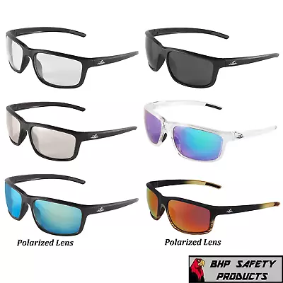 Bullhead Pompano Safety Glasses Sunglasses Multiple Lens Colors ANSI Z87+ • $38.25