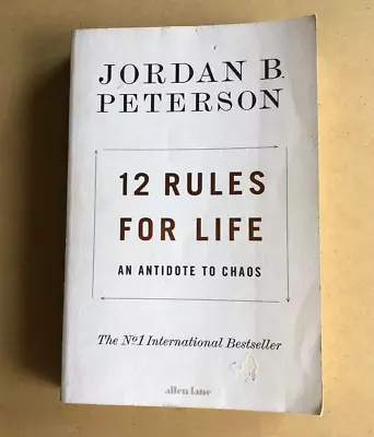 Jordan Peterson Psychologist 12 Rules Of Life Principles Truths Softback Book • $22.22