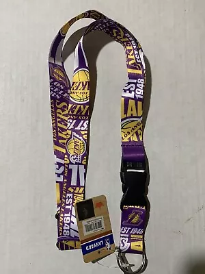 Los Angeles Lakers NBA Dynamic Lanyard Keychain W/ Safety Clip • $7.95