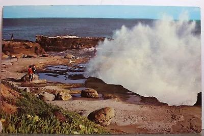 California CA Santa Cruz West Cliff Drive Monterey Bay Postcard Old Vintage Card • $0.50