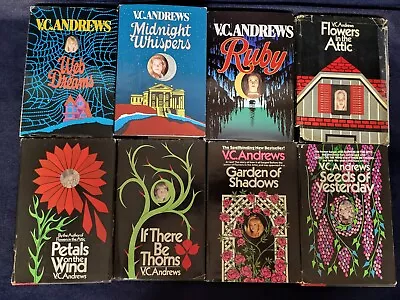 $30 • Buy 8 Vintage V.C. Andrews - Flowers In The Attic - Doppelganger Books