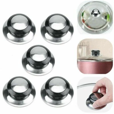 £5.89 • Buy 1/2/5Pcs Cookware Pot Saucepan Replacement Pan Lid Hand Grip Knob Handle Set