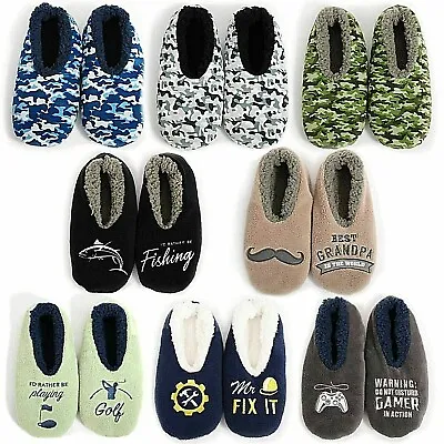 ~❤️~SPLOSHIES Duos Slippers Mens Birthday Present SnuggUps Gift Slumbies❤️ • $14.77