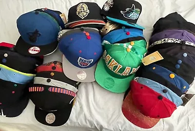 Lot Of 57 Vintage Sports Hats Collection • $150