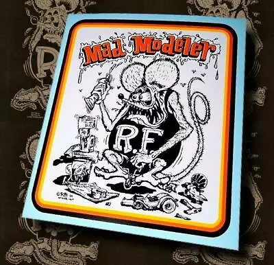 Ratfink • MAD MODELER • Big Daddy Ed Roth • Vintage Style Sticker • Decal • $4.25
