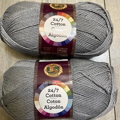 £6.44 • Buy Lion Brand 24/7 Cotton  100% Cotton, 100g (3.5oz), Worsted, 170m (186yds)