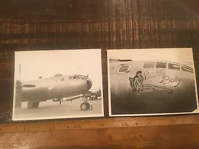 Original Wwii B-29 Aircraft Nose Art Pair • $47.88