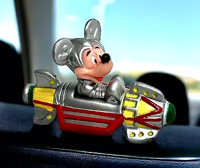 MICKEY MOUSE ASTRONAUT Miniature TOY ASTRO ORBITER Figure DISNEY THEME PARK WDW • $3.98