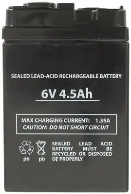 SuncaKMax 6V 4.5Ah SLA Battery To Suit Rechargeable Fans & Power Packs • $39.95