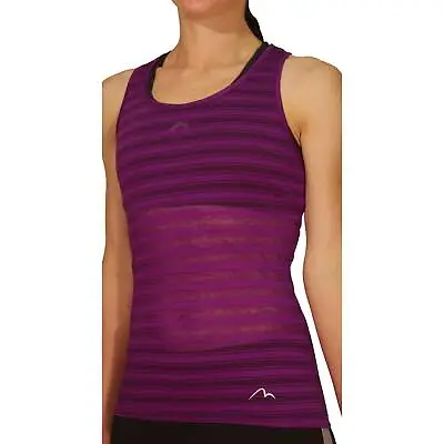 More Mile Womens Breathe Training Vest Top Purple Ultra Lightweight Running • £3.50