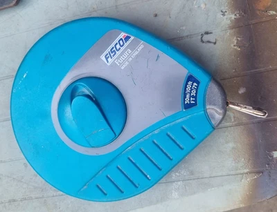 Long Tape Measure  Fisco Futura Surveyors Cased 30m / 100 Feet • £13