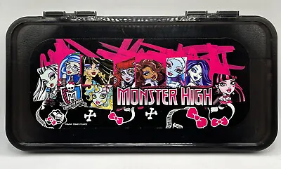 Monster High Plastic Case Pencil Case Container 2013 Organizer • $12.35