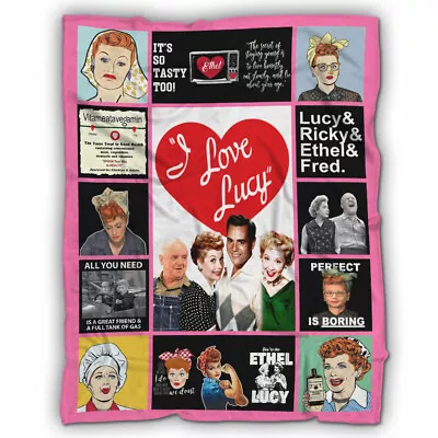 I Love Lucy Blanket I Love Lucy TV Series Fleece Blanket Ver3 • $35.95