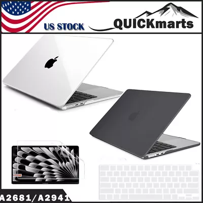 Hard Shell Case For MacBook Air 13.6'' 15''Keyboard Screen Cover A2681 A2941 M2  • $14.99