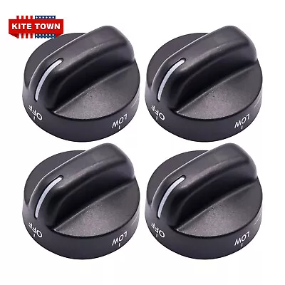 4 Pcs Gas Stove Range Burner Oven Knobs For Whirlpool 8273103 Super Capacity 465 • $8.98