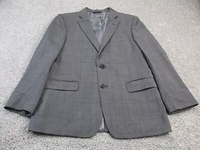 Brooks Brothers Suit Coat Mens 42 R Gray Plaid Explorer Regent Fit Button Jacket • $40.97