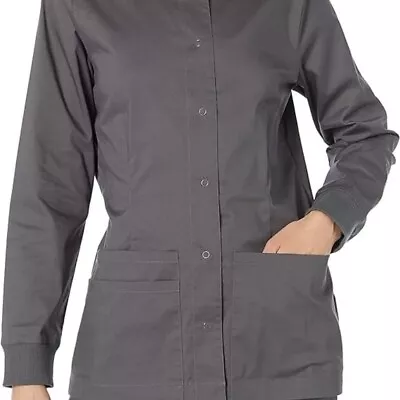 New Medical Hospital Nursing Long Sleeve Top Scrub Jackets For Women L • $9.99