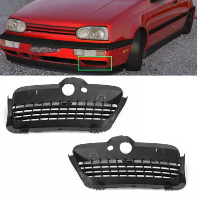 $25 • Buy 1 Pair Front Bumper Lower Grille For VW VolksWagen Golf MK3 1993-1998