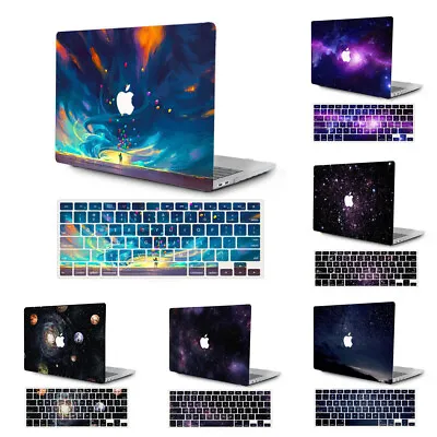 2in1 Hard Case Cover Shell +Keyboard Skin For MacBook Air Pro 13 14 15 16 DK13 • £13.19