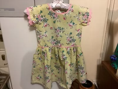 OOBI Dress Yellow Floral Pattern Size 6 Years • $24