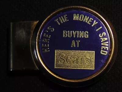 Vintage Sears Department Stores Advertising Money Clip • $24.99