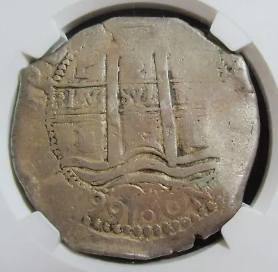 Bolivia: 1661-P E Silver 8 Reales KM-21 NGC VF-20 (27.24gms) • $1017.64