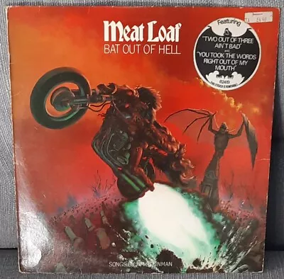 Meat Loaf – Bat Out Of Hell LP Album Vinyl Epic – EPC 82419 PROMO 1977 • £12.50