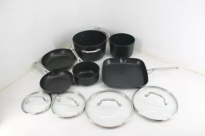$171.61 • Buy KitchenAid 80129 10 Piece Anodized Induction Nonstick Cookware Pots Pans Set