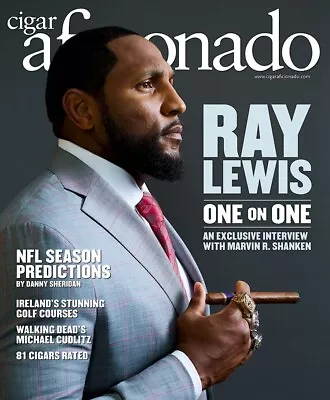 $9.95 • Buy Cigar Aficionado Magazine  September / October  2016 , Ray Lewis Cover