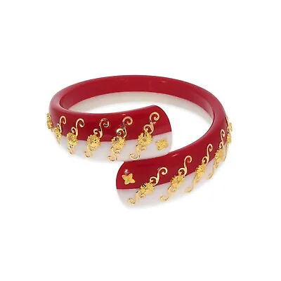 22Kt Traditional Fusion Gold Pola Bangle For Women By Senco • $746.72