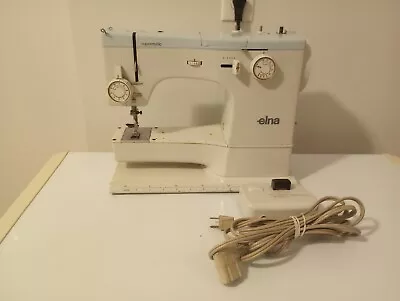 Vintage Elna Supermatic 62C Free-Arm Sewing Machine W/ Foot Pedal - Runs • $149.99