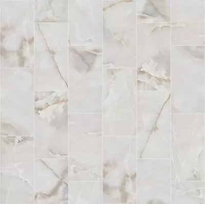 Shaw 338TS Gemstone - 12  X 24  Rectangle Tile - Polished Marble - White • $108.07