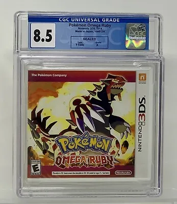 $26 • Buy Pokemon Omega Ruby CGC 8.5 A Sealed Nintendo 3DS 2014 Made In Japan US Version
