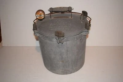 $150 • Buy ALL AMERICAN 18qt Steam Canner Pressure Cooker Cast Aluminum Pot- VINTAGE (QOJ7)