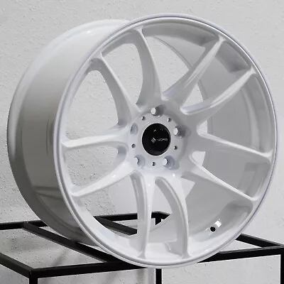 17x9 Vors TR4 5x105 30 White Wheels Rims Set(4) 73.1 • $809