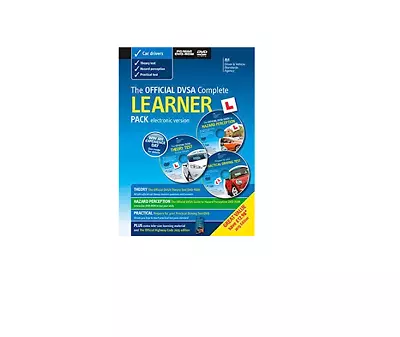 Official 2015 DVD DVSA Complete Learner Pack 3-Disc Driving Hazard +Theory Test • £8.79