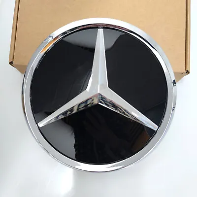 New Front Grille Mirror Emblem Chrome Star Badge For 2013-18 Mercedes W205 W212 • $35.65