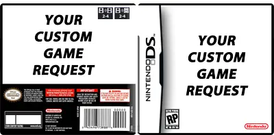 CUSTOM Nintendo DS Cases - NO GAME NO MANUAL • $11.69