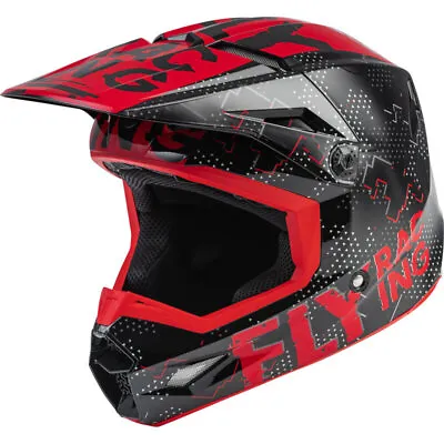 NEW Fly Racing Kinetic Scan Black/Red Kids Dirt Bike Helmet • $99