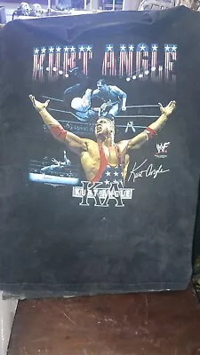 Wwf Kurt Angle It's True Vintage Shirt 2001 Size Large Wwe • $79