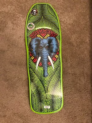 Powell Peralta Mike Vallely ELEPHANT Skateboard Deck Lime RARE Bones Brigade • $159.99