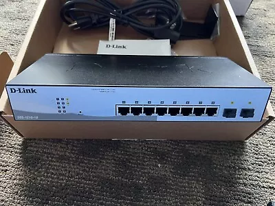 D-Link 10-Port Gigabit Web Smart Ethernet Switch - DGS-1210-10 • $80