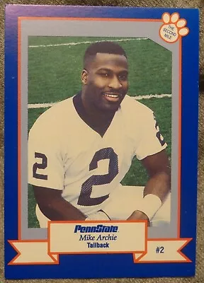 1995 Penn State - Second Mile (Police) Card - Football - Mike Archie - NM • $10