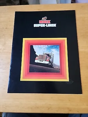 1978 MACK Trucks Brochure Super-Liner Conventional Cab 16 Pages • $19.51