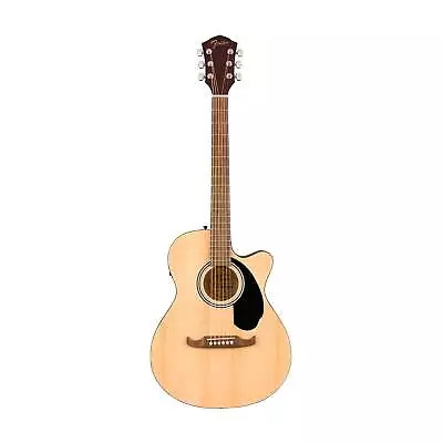 Fender FA-135CE Concert Acoustic Guitar Walnut FB Natural • $534.60