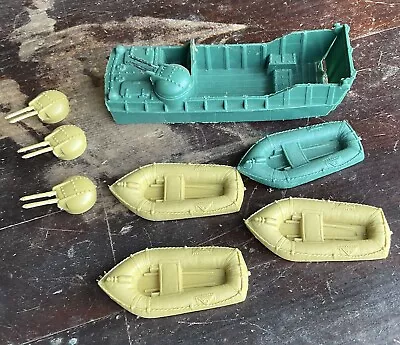 Marx Battleground Desert Fox Landing Craft Rafts • $9.99